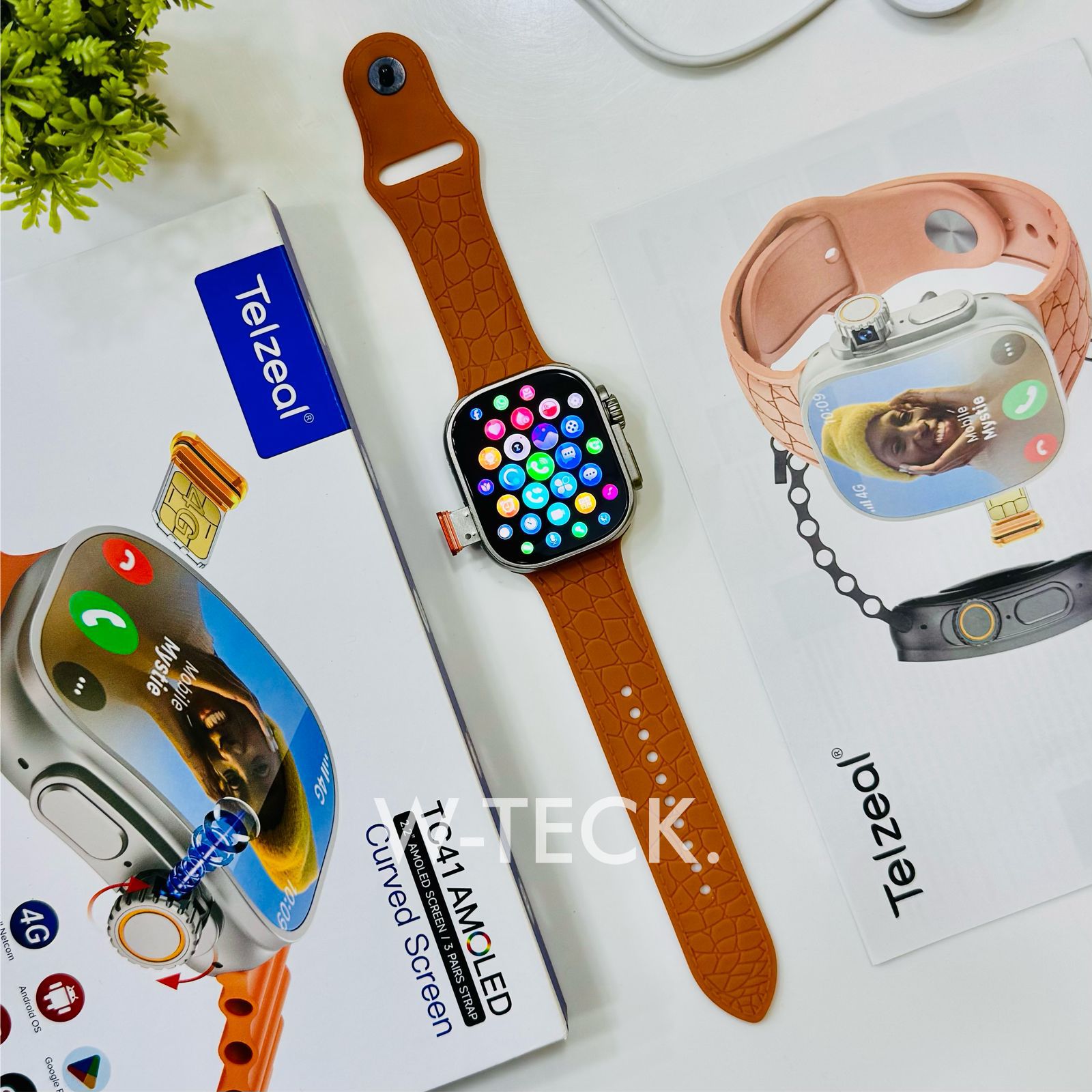 TC41 5G Android Watch | Curve Dial | Amoled Display | 6 GB Ram | 64 GB Memory