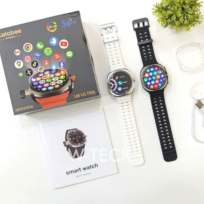 Best 5G Android Watch | Kalobee U8 Ultra Smart Watch | 4/64 GB Memory | 120 Hz Processor