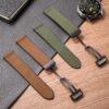 22mm Faux Leather Magnetic D-Buckle Adjustable Straps