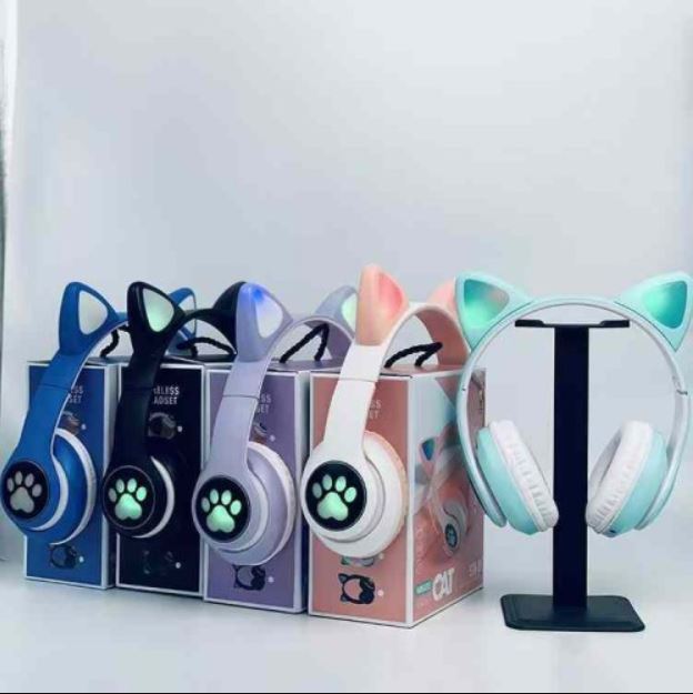 STN28 Girls Wireless Cat Headphone for Mobile, Laptop & PC