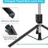 P170S 1.7 Meter Long Selfie Stick Tripod with Flash Light