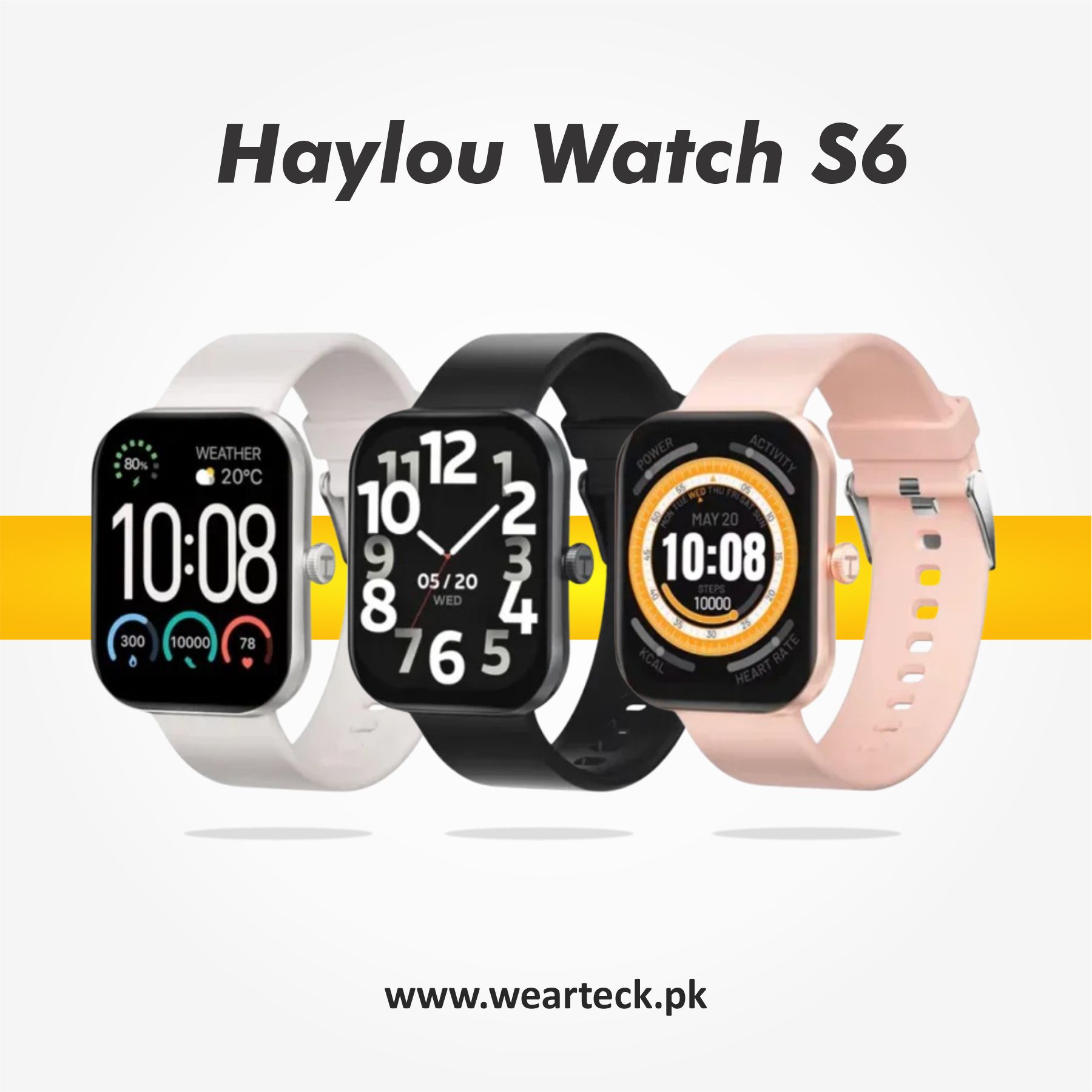 Haylou Watch S6 | 2.01" Smart Watch HD Display