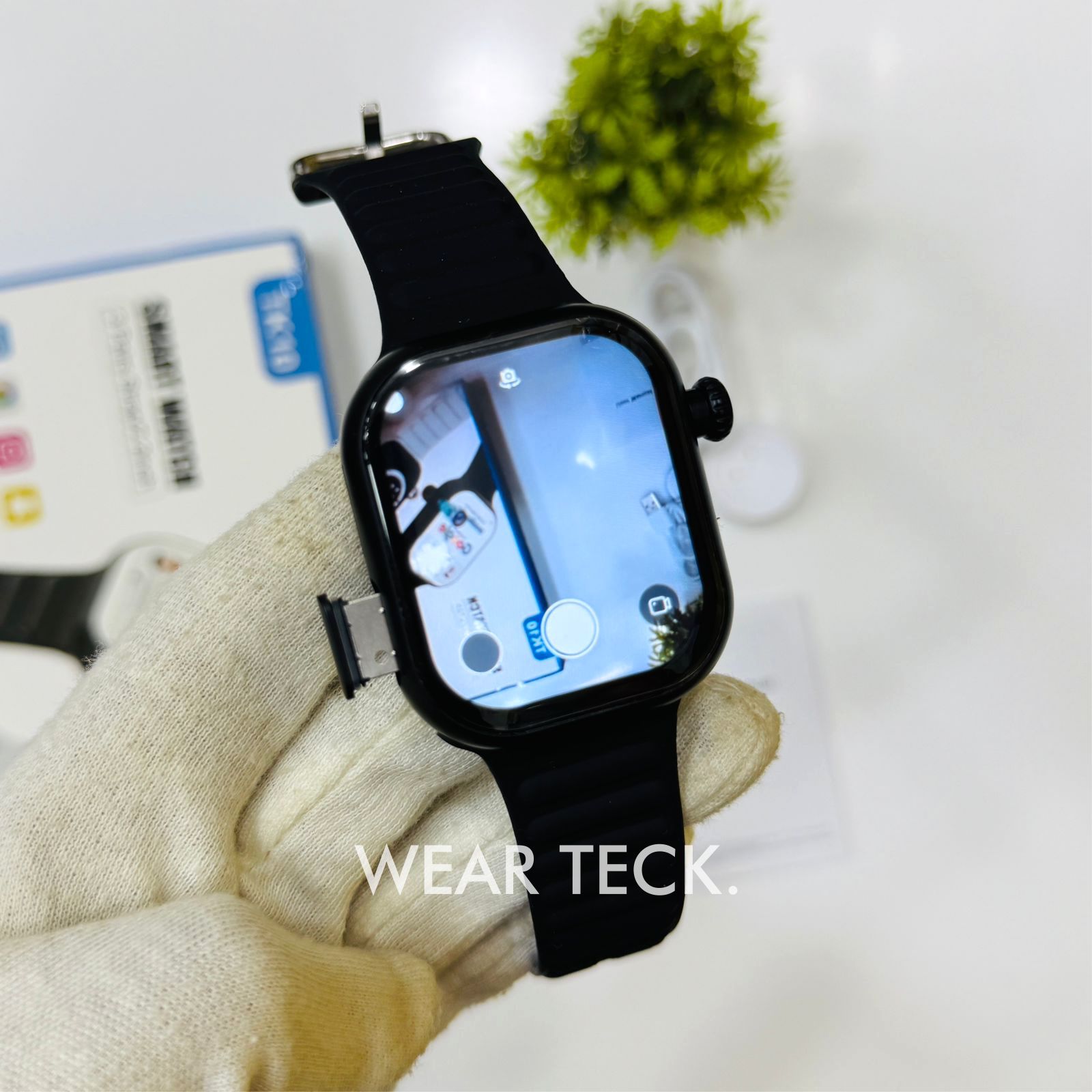 6 TK10 Android 5G Sim Watch | 360 Rotating Camera | 4+64 GB Memory