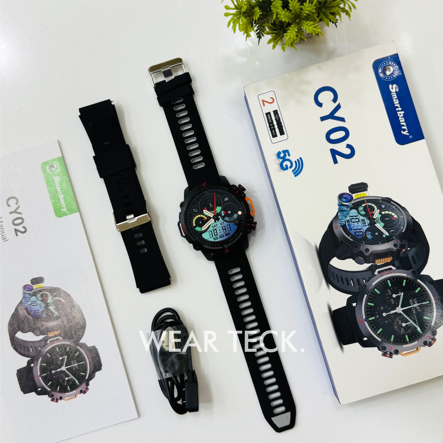 Smart Berry CY02 5G Android Sim Watch | 6/64 GB Memory