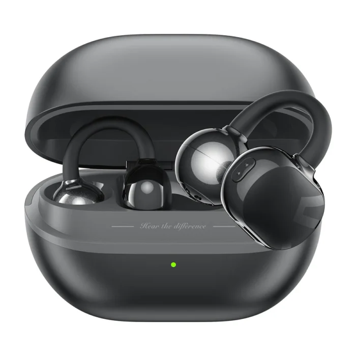 SoundPEATS Pop Clip Open Ear Wireless Earbuds - Black