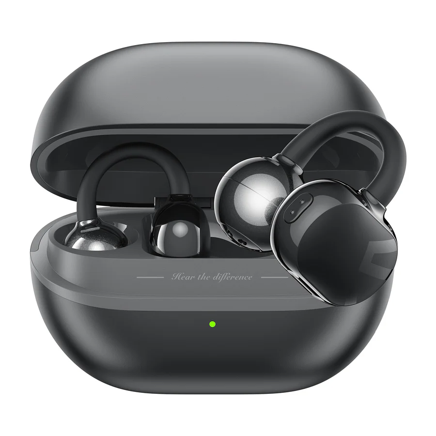 23 - SoundPEATS Pop Clip Open Ear Wireless Earbuds - Black