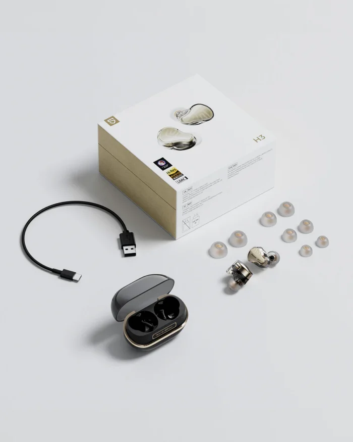 SoundPEATS H3 Wireless Earbuds - Black
