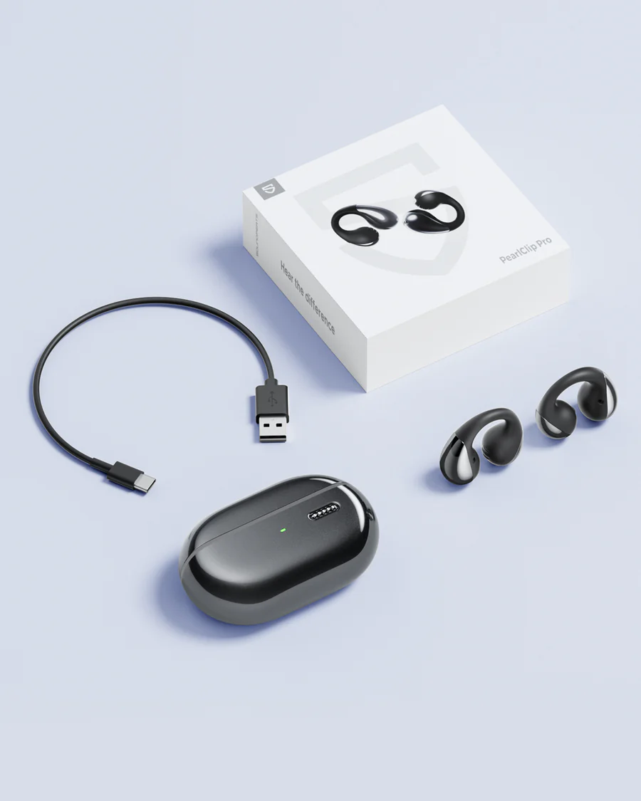 56 SoundPEATS Open Ear Clip-On Earbuds Pearl Clip Pro