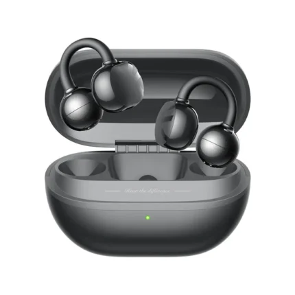 SoundPEATS Pop Clip Open Ear Wireless Earbuds - Black