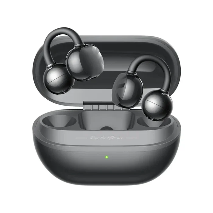 SoundPEATS Pop Clip Open Ear Wireless Earbuds - Black