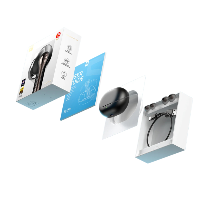 SoundPEATS Air5 Pro ANC Wireless Earbuds - Black
