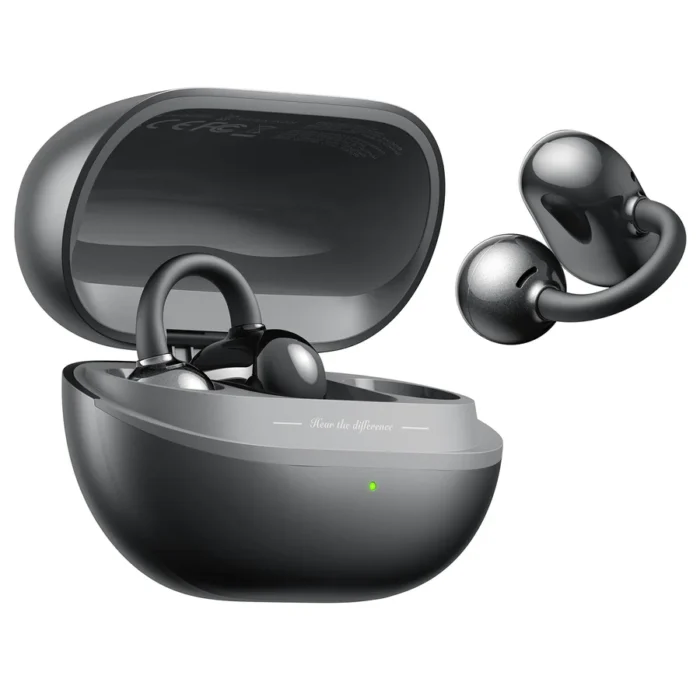 SoundPEATS Pop Clip Open Ear Wireless Earbuds - Black