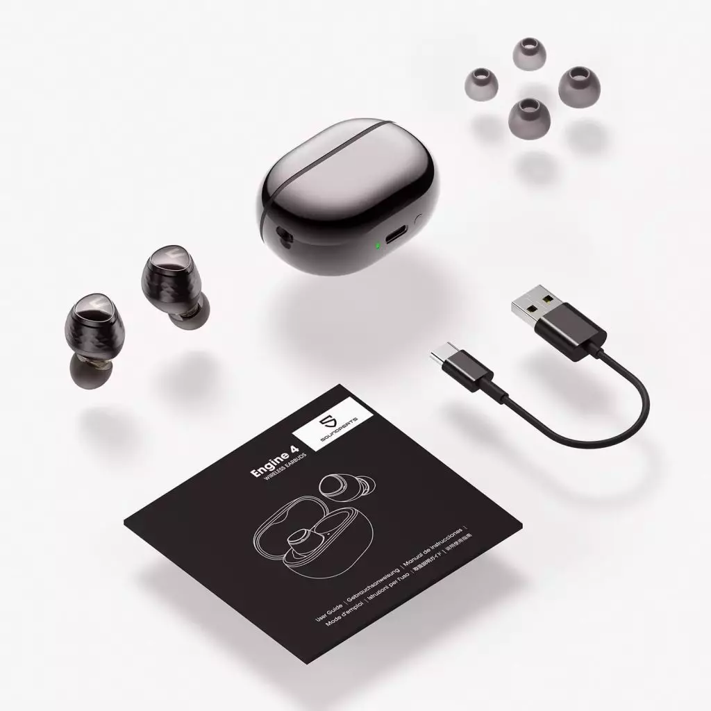 141 Soundpeats Engine4 - Hi-Res Audio with LDAC Wireless Earbuds