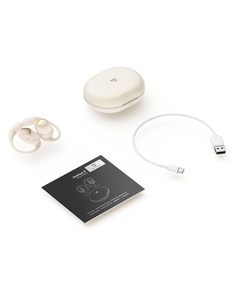 SoundPeats Gofree 2+Wireless Open Ear Earphone - Beige