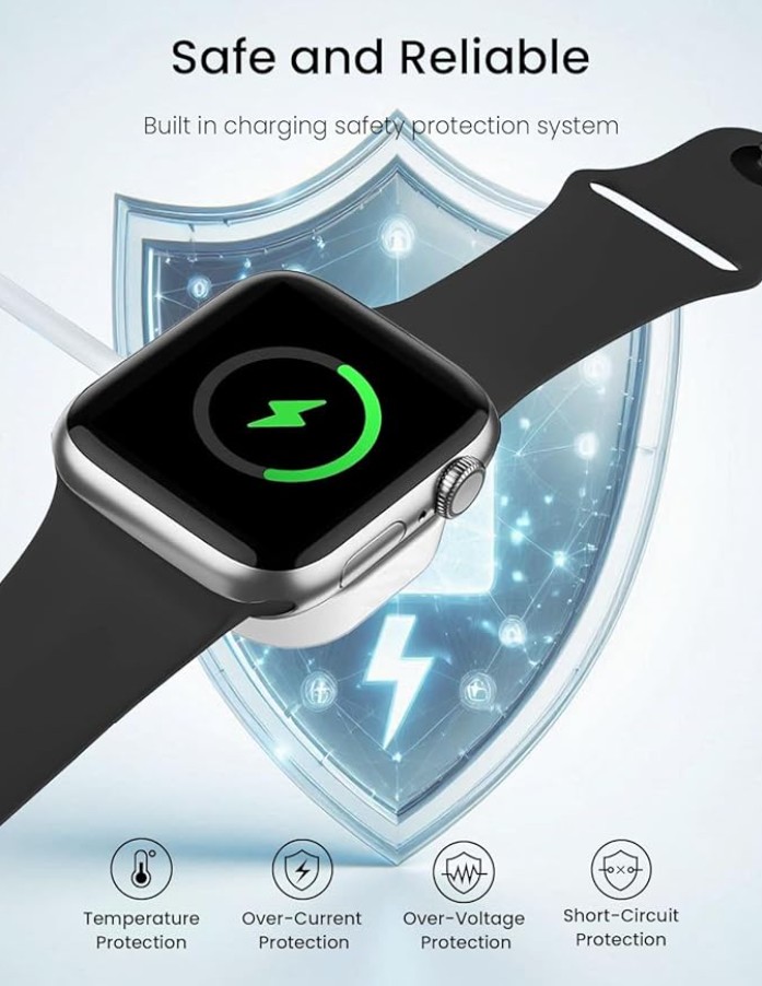 Charger Cable for HK Series Smart Watch - HK11 - HK10 - HK9 - HK8 | Compatible with All HK Series Smart Watches Model