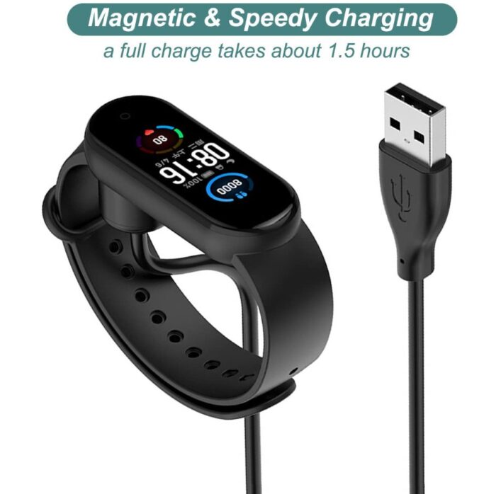 2 Pin Magnetic Charger for Mi Band 4 5 6 7