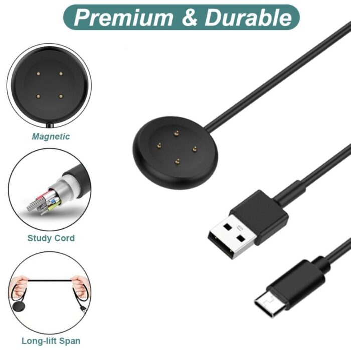 Magnetic USB Charger for Google Pixel Watch 2 – Replacement Charging Cable (2nd Gen)