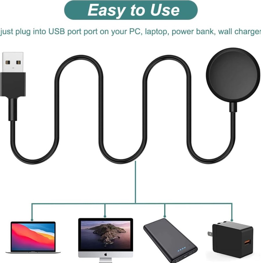 Magnetic USB Charger for Google Pixel Watch – Replacement Charging Cable (1st Gen)