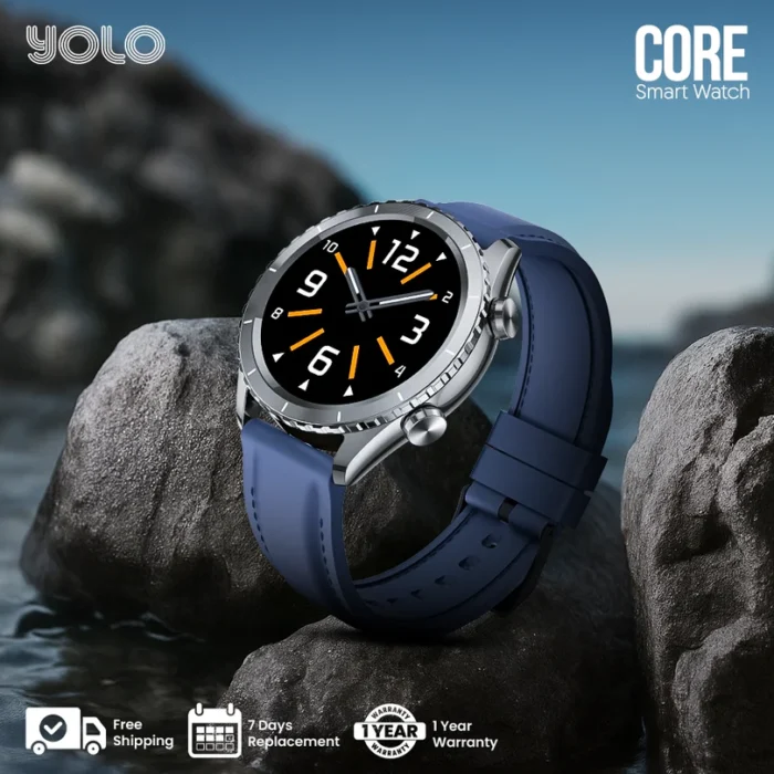 Yolo Core Smart Watch | 1 Year Warranty