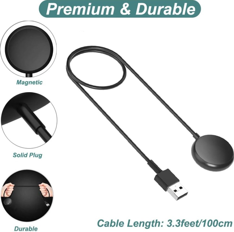 Magnetic USB Charger for Google Pixel Watch – Replacement Charging Cable (1st Gen)
