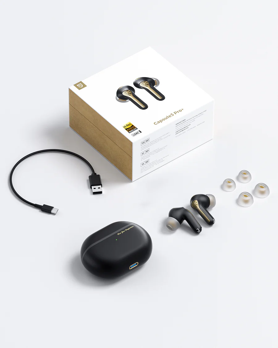 94 SoundPeats Capsule 3 Pro+ AI Adaptive ANC Wireless Earbuds