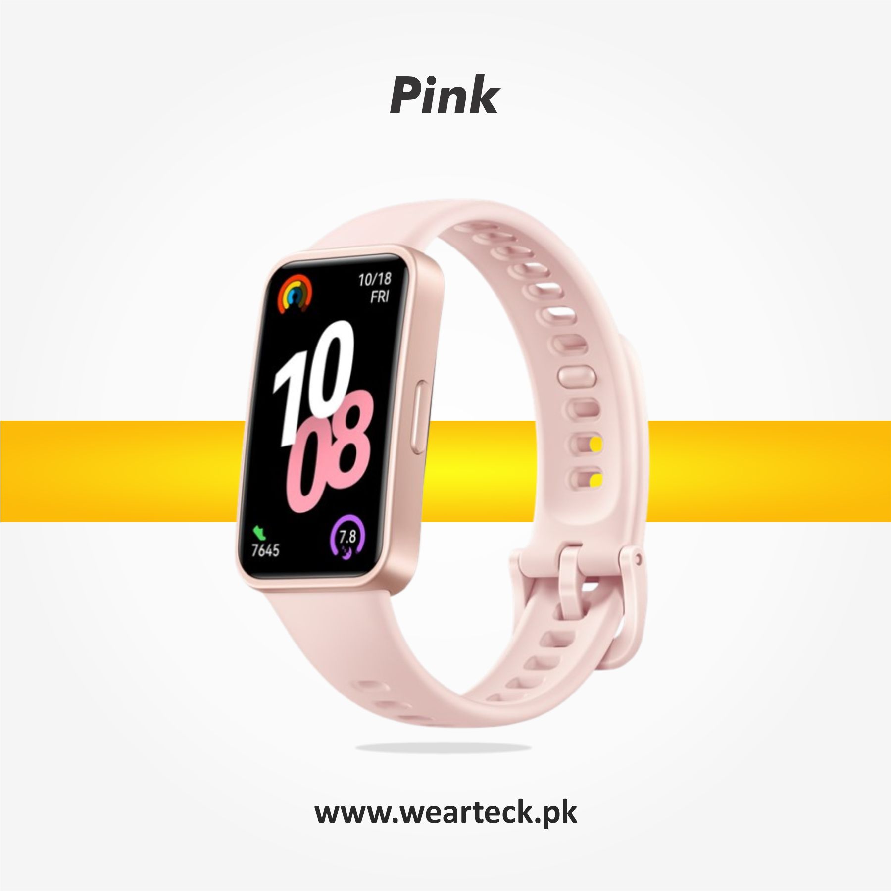 Pink Huawei Band 10