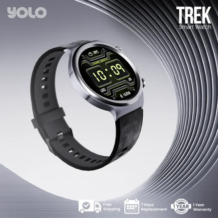 Yolo Trek Smart Watch | Best in Round Dial