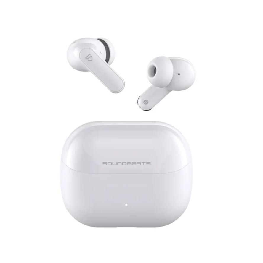 soundpeats q3 pro white SoundPEATS Q3 Pro Earbuds | ANC | Dual Connection | Gaming Mode | 40Hrs Playtime