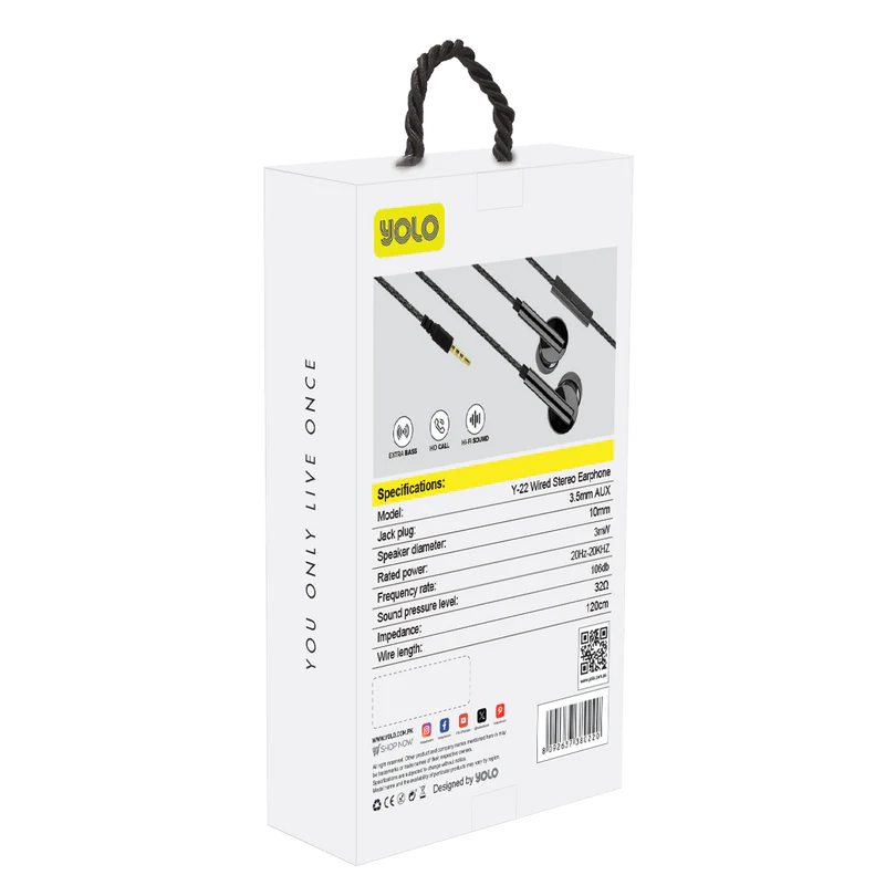 Yolo Aux Stereo Handsfree (Y-22)