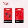 Itel Handsfree E11 | Stereo Sound