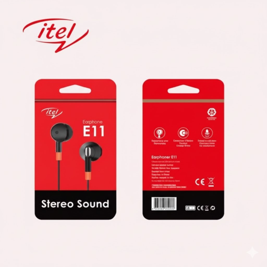 Itel Handsfree E11 | Stereo Sound