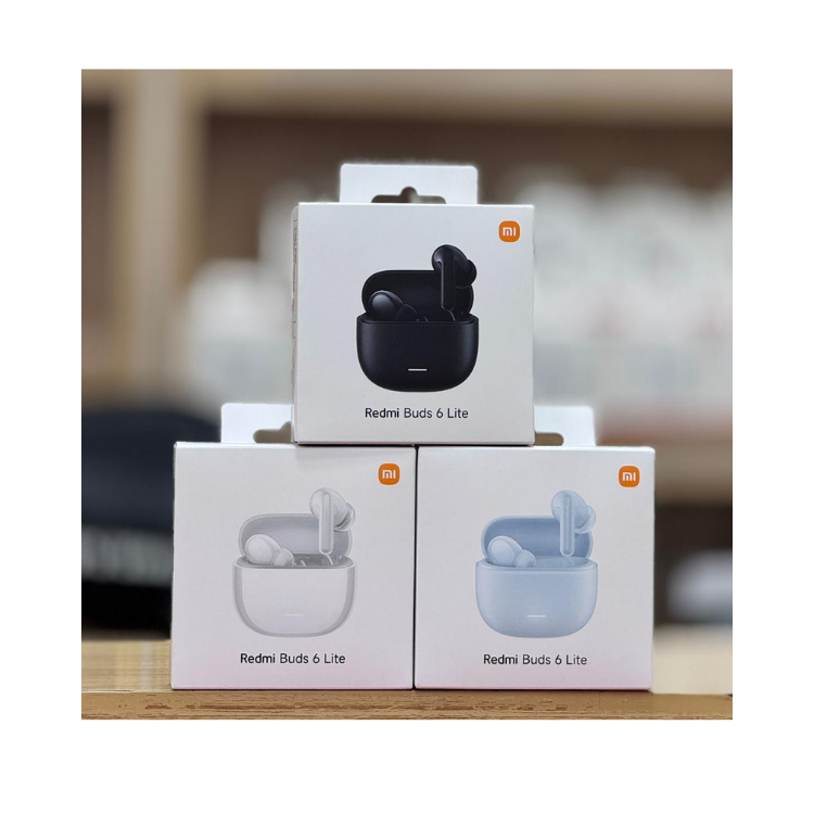 4 Redmi Buds 6 Lite | Hybrid ANC | Upto 38 Hours Playtime