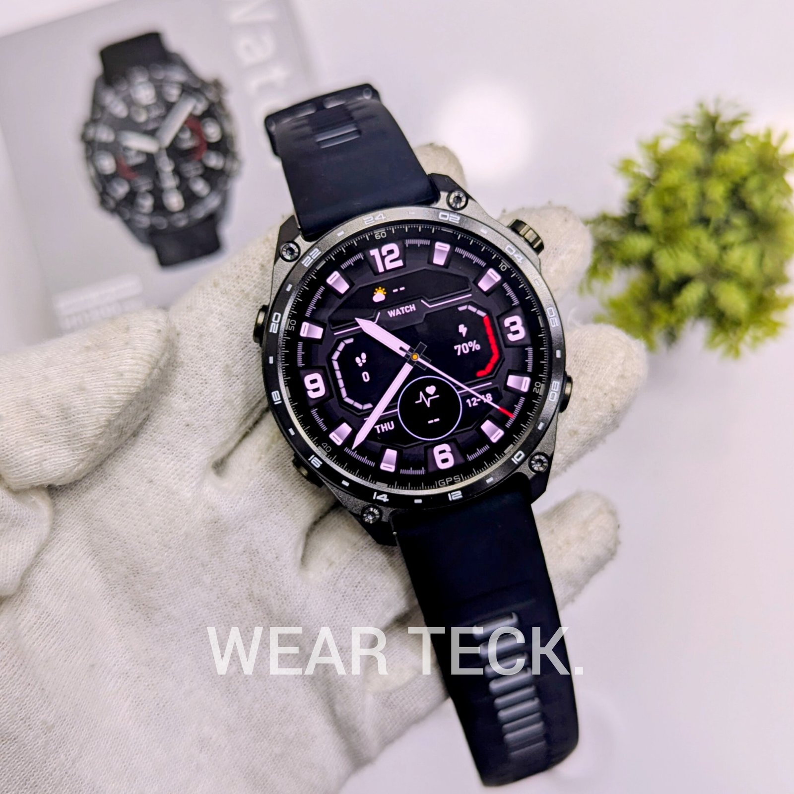 HD300 Pro Smart Watch | GPS Offline Map | 560 MAH Battery | Water Proof | Military Grade | 4GB Memory