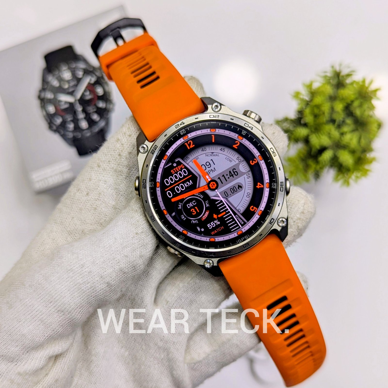 HD300 Pro Smart Watch | GPS Offline Map | 560 MAH Battery | Water Proof | Military Grade | 4GB Memory