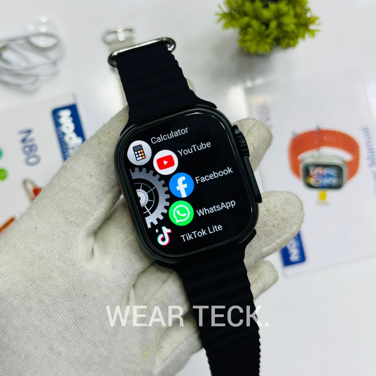 Nodizz N80 5G Android Sim Watch | 4/64 GB | 360 Rotating Camera | Ultra Shape