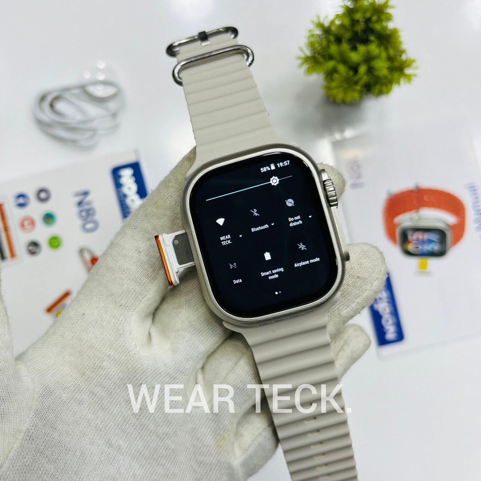 Nodizz N80 5G Android Sim Watch | 4/64 GB | 360 Rotating Camera | Ultra Shape