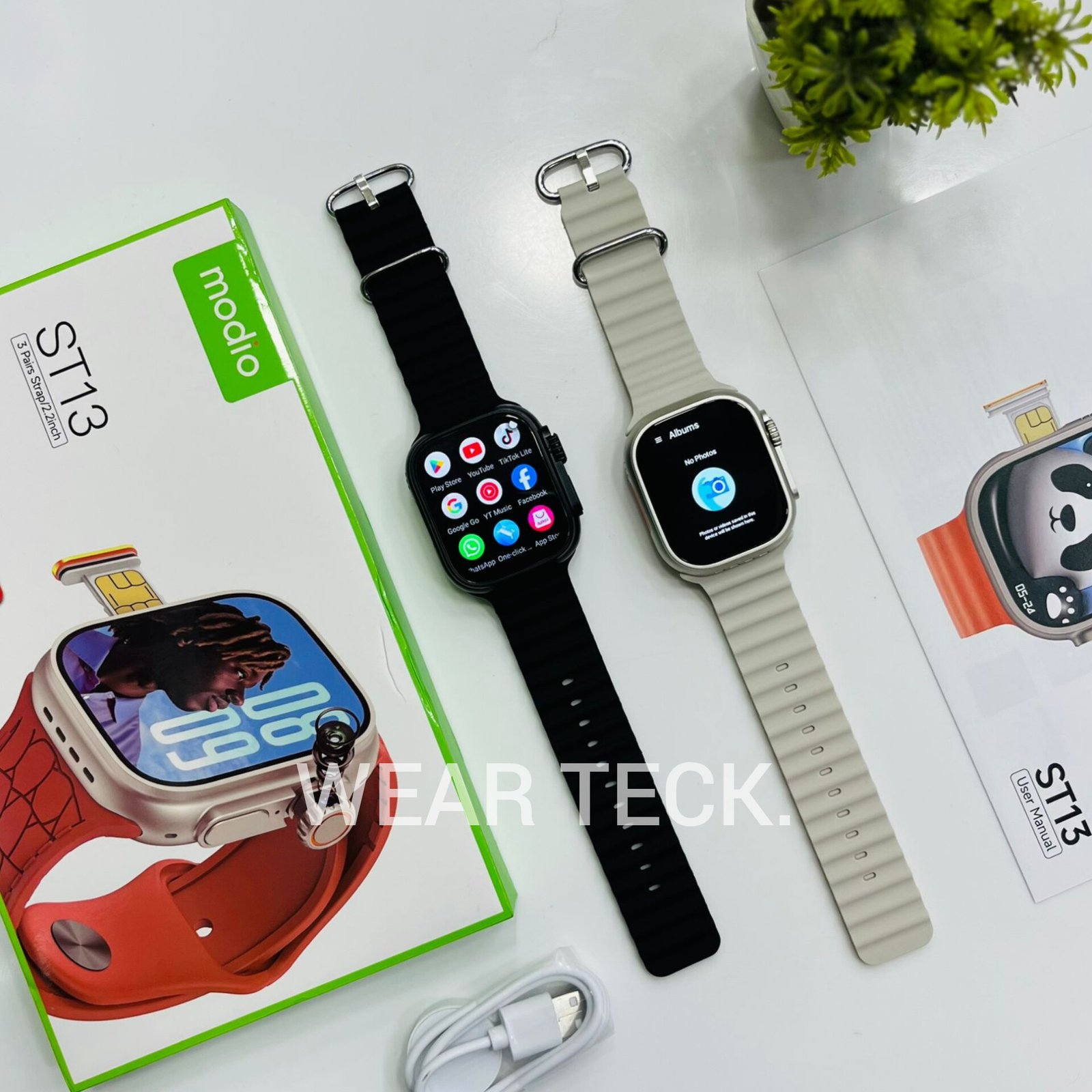 Modio ST13 5G Android Sim Watch | 4/64 GB | 360 Rotating Camera