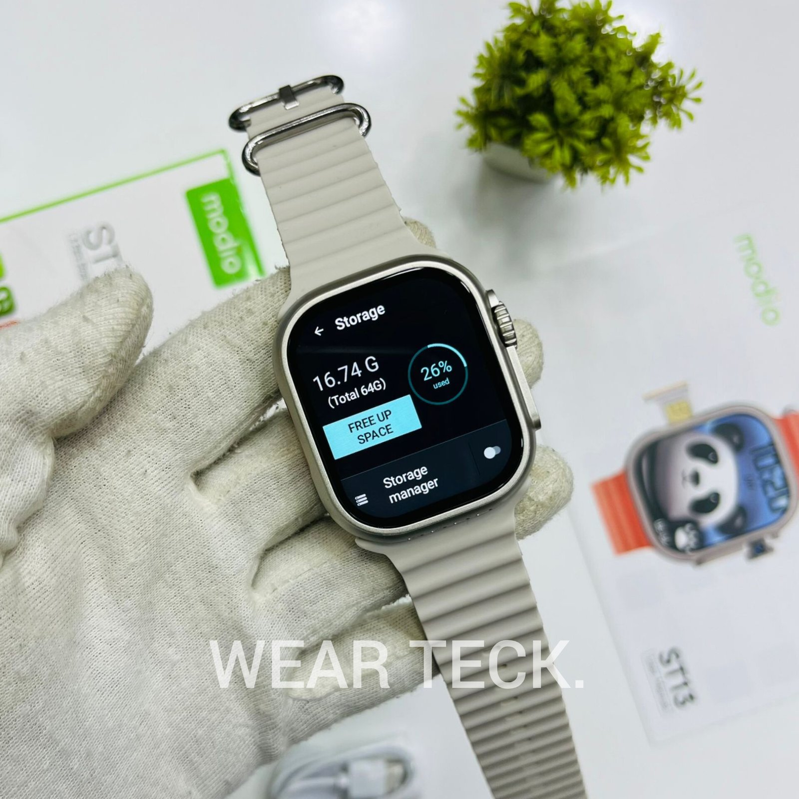 Modio ST13 5G Android Sim Watch | 4/64 GB | 360 Rotating Camera