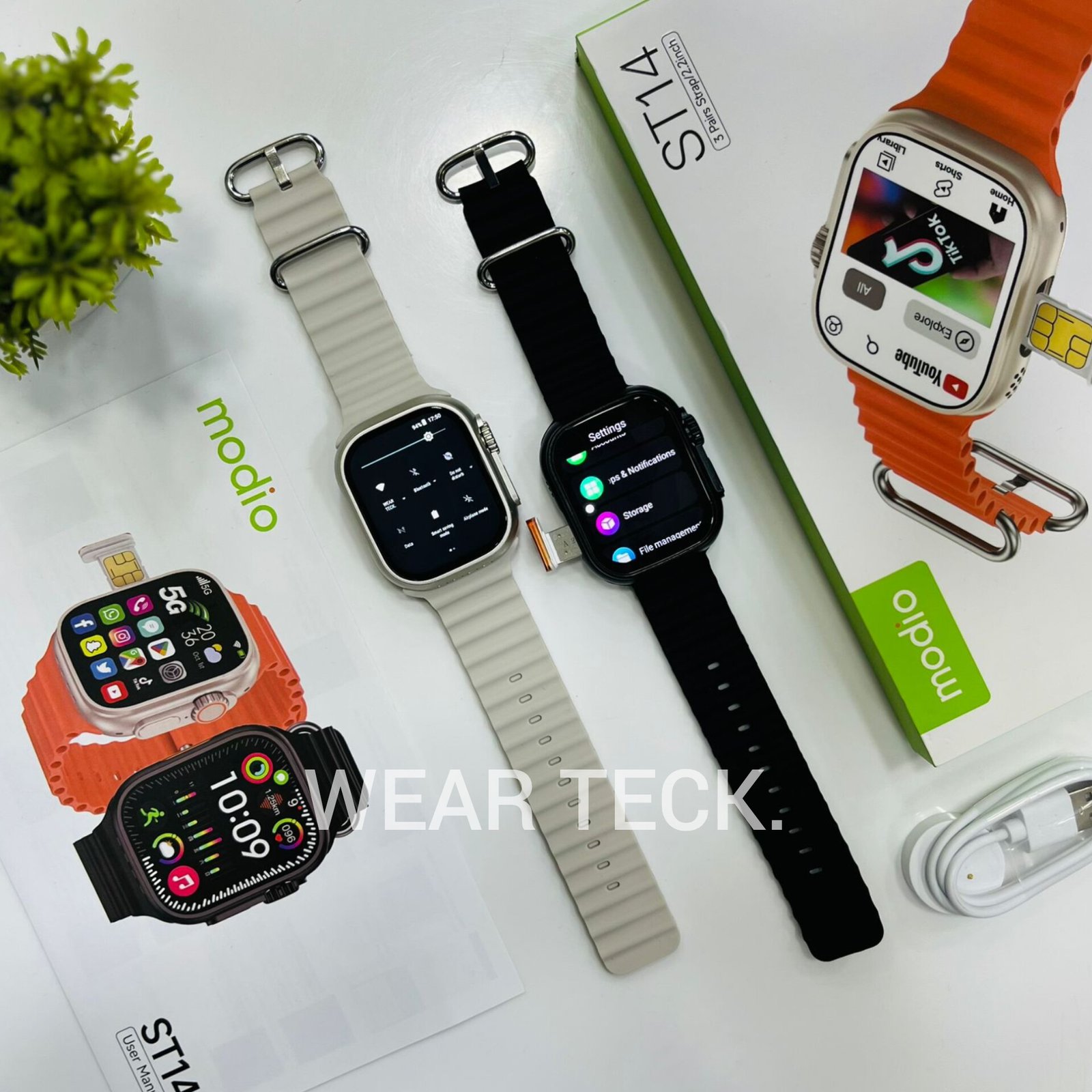 Modio ST14 5G Android Sim Watch | 6/64 GB | No Camera