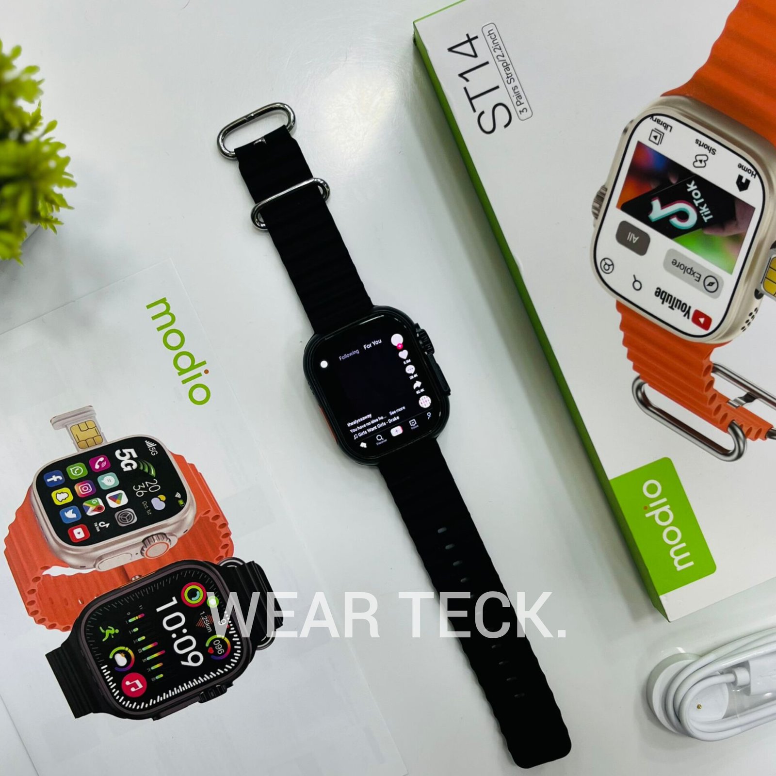 Modio ST14 5G Android Sim Watch | 6/64 GB | No Camera