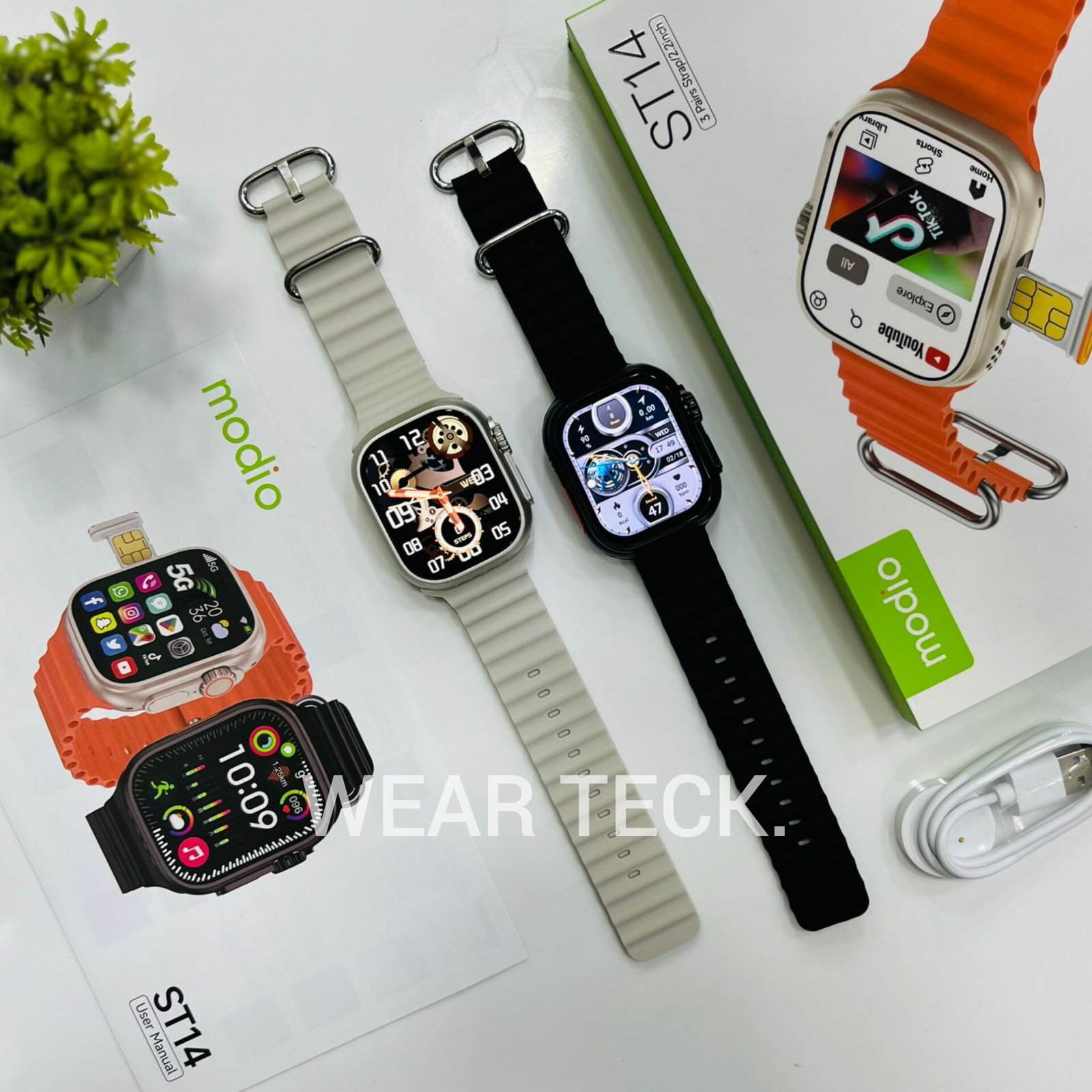 Modio ST14 5G Android Sim Watch | 6/64 GB | No Camera