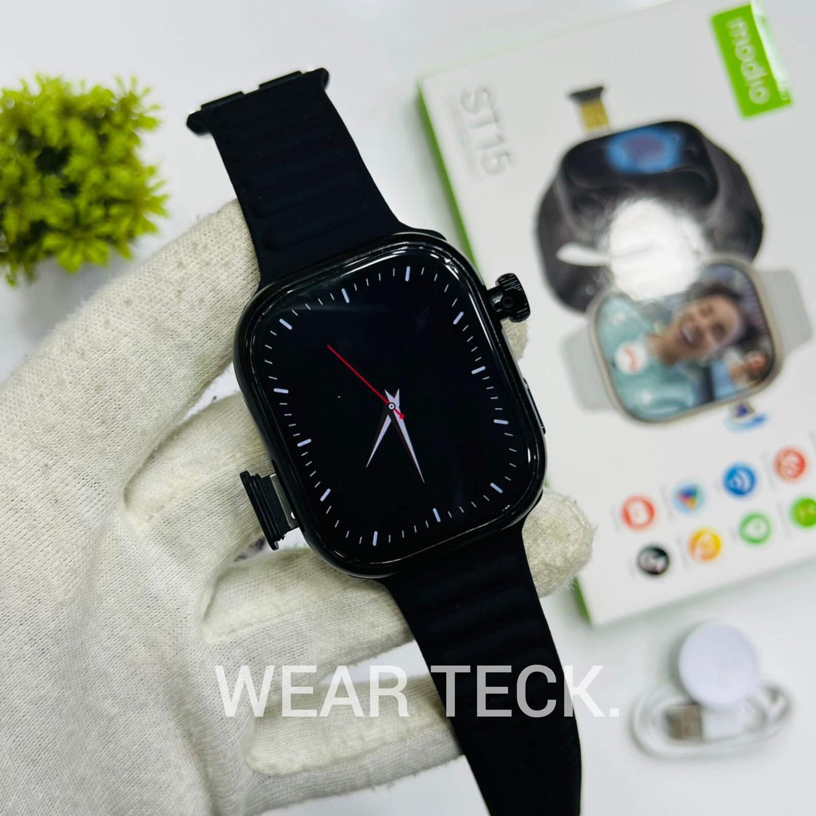 Modio ST15 5G Android Sim Watch | 4/64 GB | 360 Rotating Camera | Amoled Display