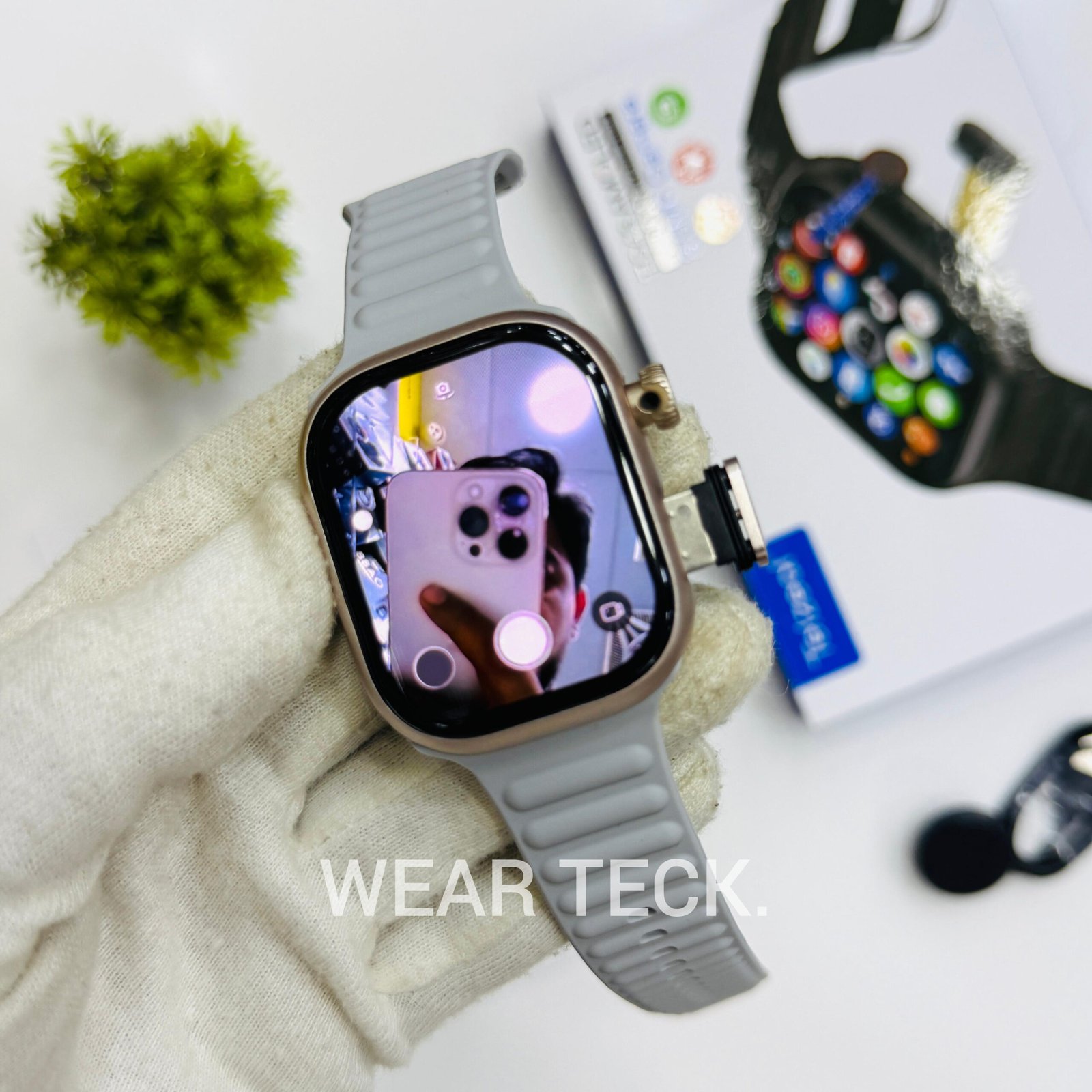 Telzeal TC43 5G Android Sim Watch | 6/64 GB | 360 Rotating Camera | Amoled Display