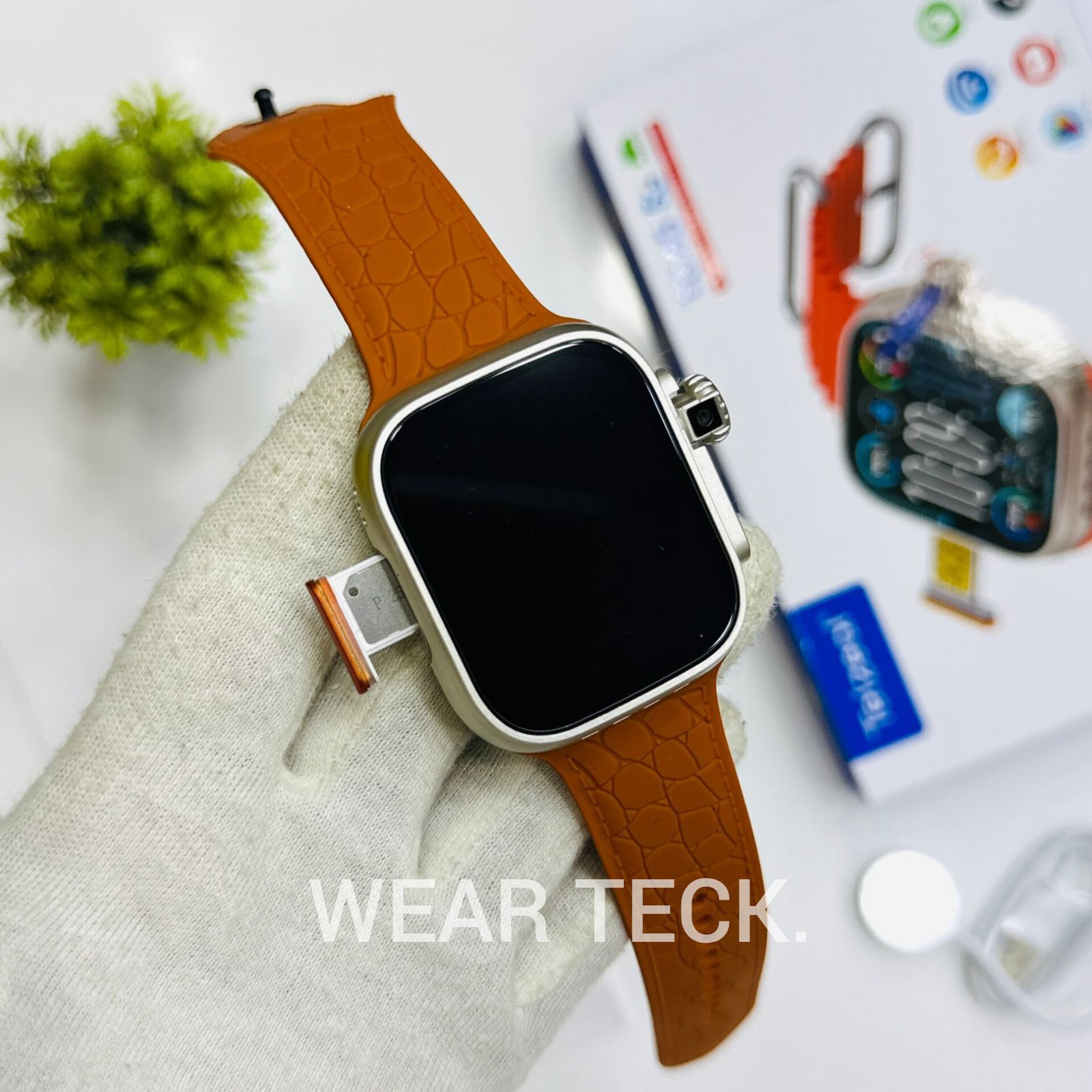 Telzeal TC45 5G Android Sim Watch | 4/64 GB | 360 Rotating Camera | Ultra Shape