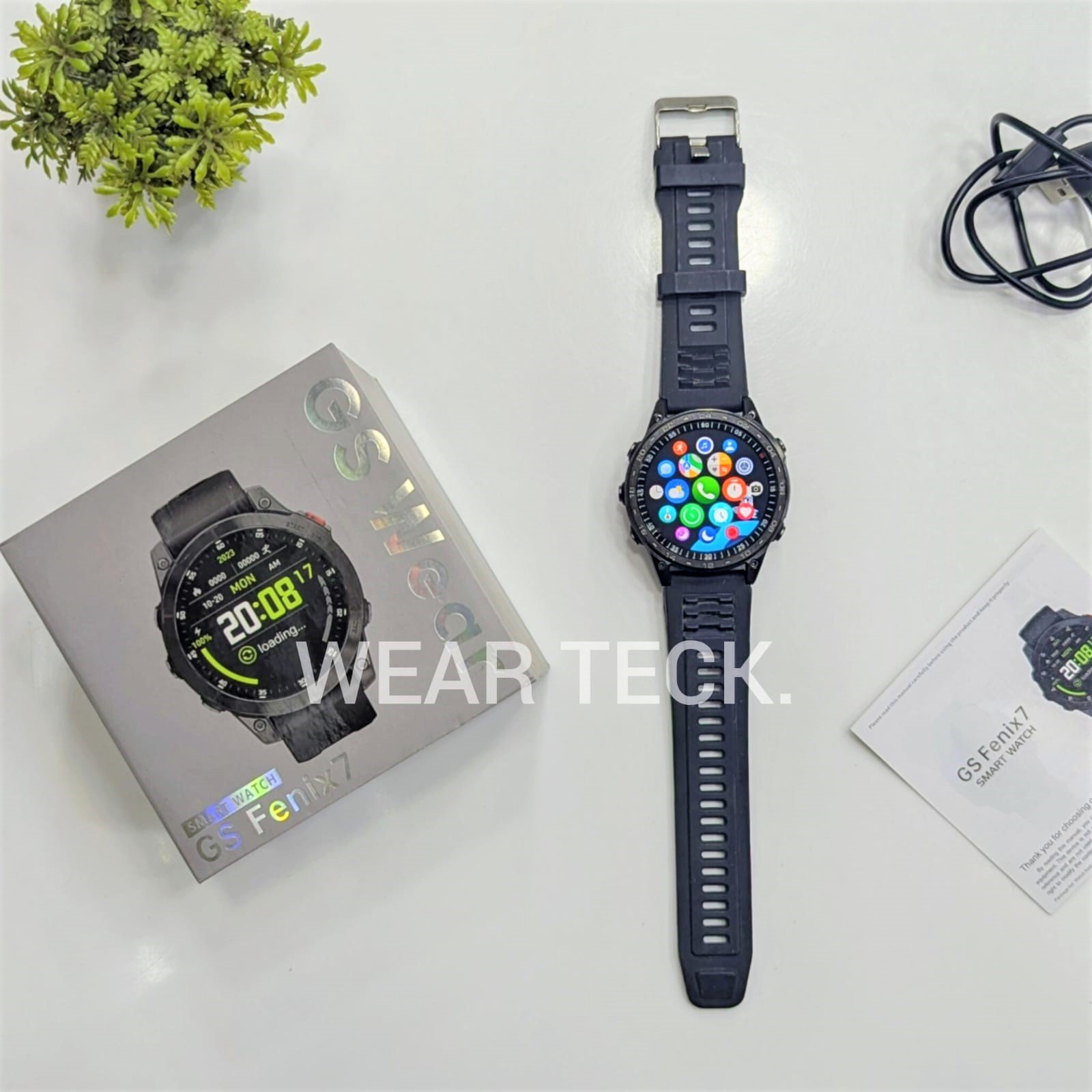 GS Wear Fenix 7 Smart Watch | Amoled Display | GPS