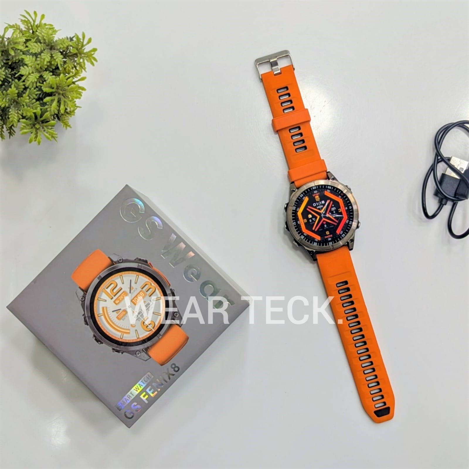 GS Fenix 8 - 3 GS Wear Fenix 8 Smart Watch | Amoled Display | GPS