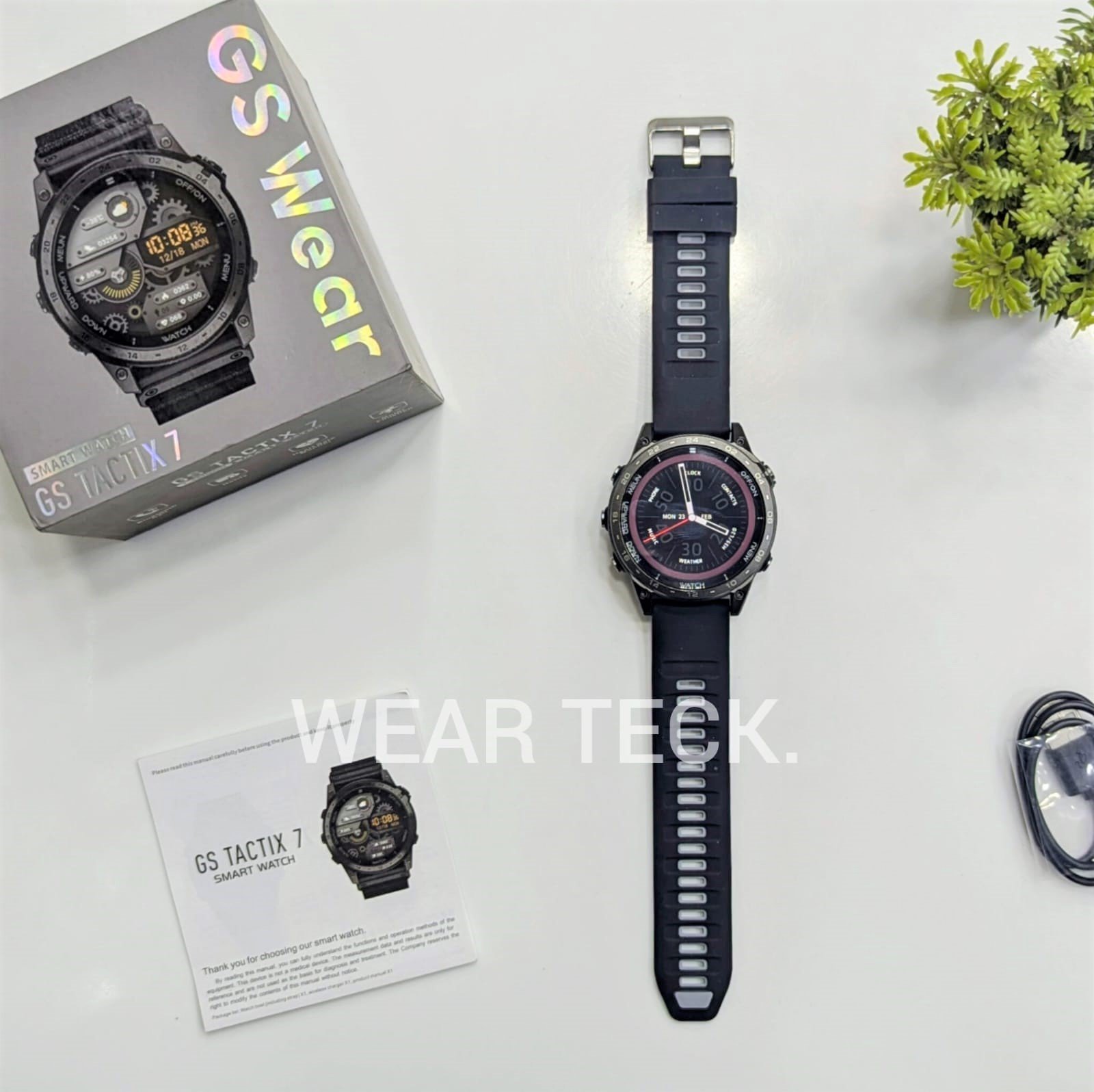 GS Wear Tactix 7 Smart Watch | Amoled Display | GPS