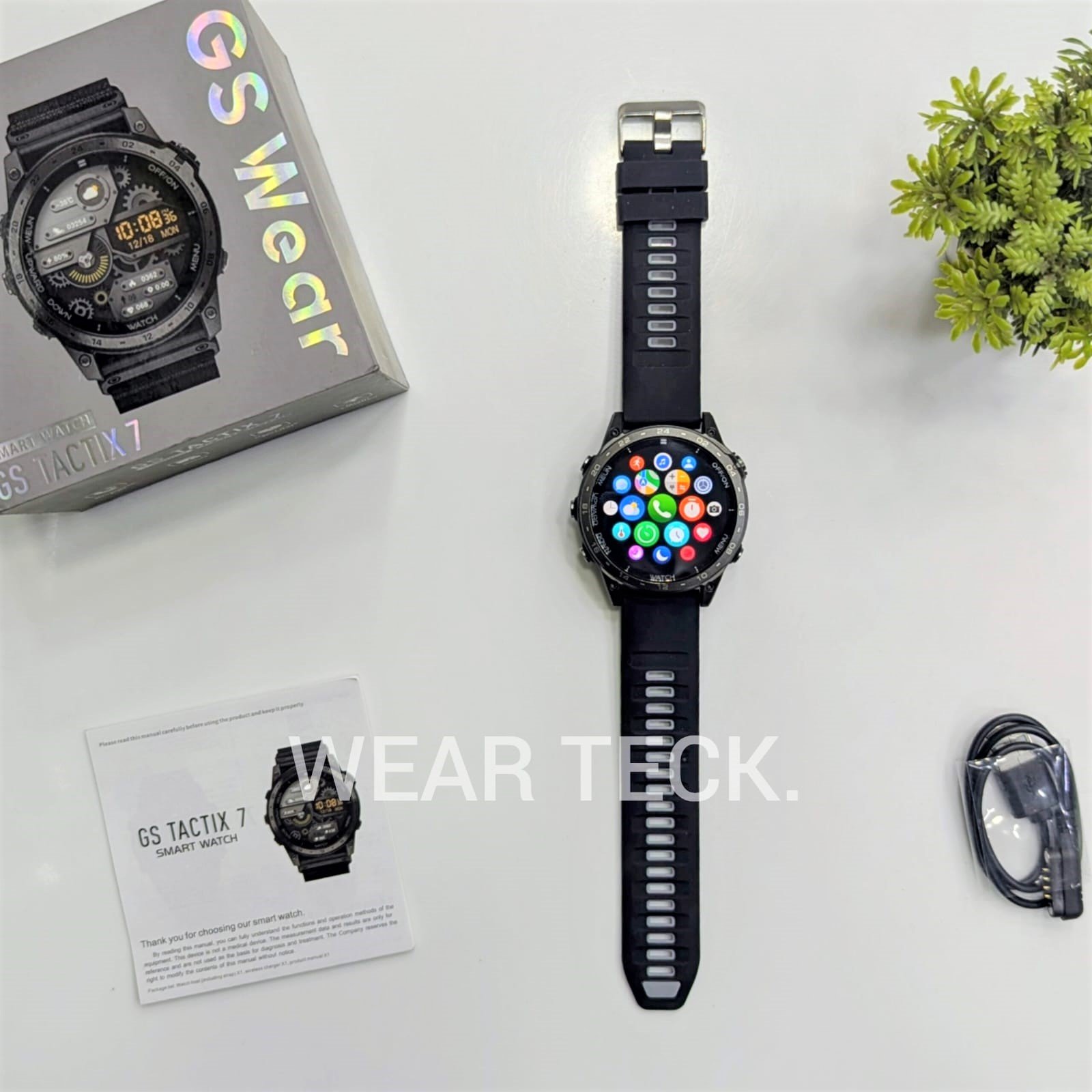 GS Wear Tactix 7 Smart Watch | Amoled Display | GPS