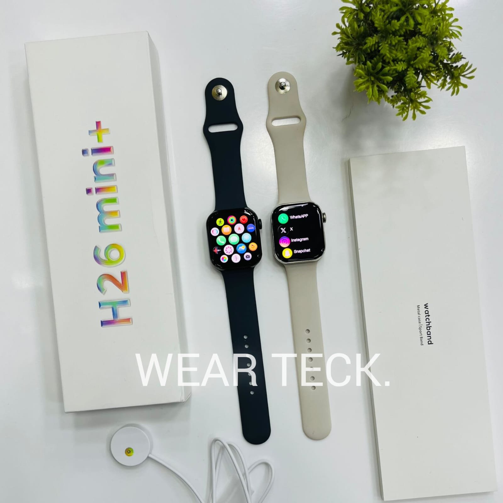 H26-4 Hello Plum H26 Mini Plus Smart Watch | 40mm Dial