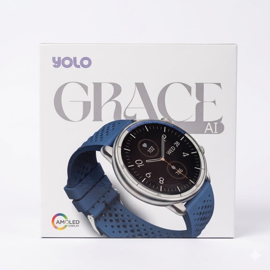 Yolo Grace Ai Smart Watch | Premium Quality | 1 Year Warranty
